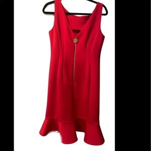 Calvin Klein red dress. Worn once. Perfect condition.